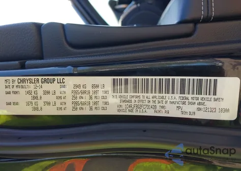 2015 Jeep Grand Cherokee Limited from USA, damaged, VIN 1C4RJFBG2FC731439